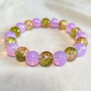 Handmade Sonoma Stretchy Glass Bead Chakra Bracelet